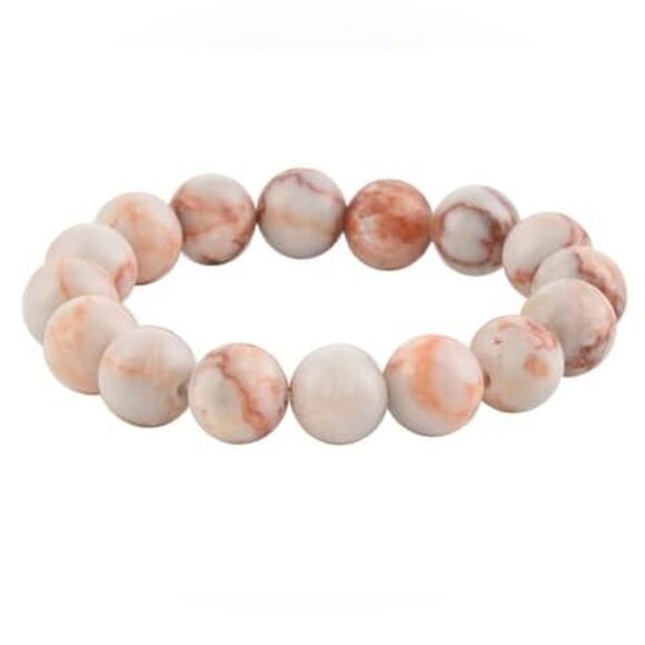 Red Jasper Beaded Bracelet - Picture 2 of 11